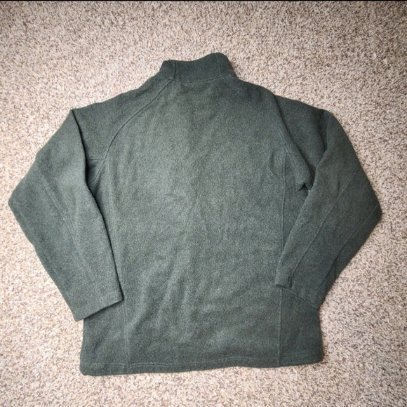 SmartWool Mens Wool Blend Sweater Jacket Size Large Full Zip Green Warm - Picture 9 of 14